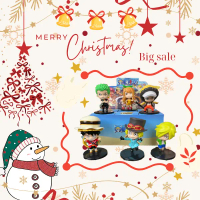 (One piece 2) Bộ Blindbox hộp mù 6 nhân vật hoạt hình One Piece decor trang trí