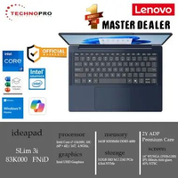 Lenovo IdeaPad Slim 3 14IRH10 FRID FNID || Intel Core i7-13620H UHD Graphics 16GB SODIMM DDR5-4800 5