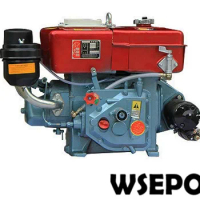 Factory Direct Supply! WSE-R190 10hp E-Start Water Cooled 4-stroke Small Diesel Engine Applied for Generator/Pump/Cultivator