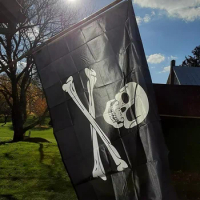 Jolly Roger Skull Double Bone Pirate Flag 90X150cm High Quality Pirates Flag For Decoration And Festivals