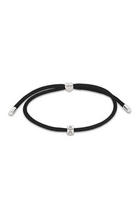 Elli Jewelry Gelang Wanita Perak 925 Inisial Hitam Minimalis Elegan Premium