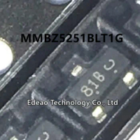 50pcs/lot NEW MMBZ5251BLT1G Marking:81B MMBZ5251 MMBZ5251B SOT-23 22V225mW Zener diode