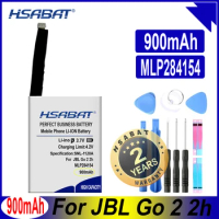 HSABAT MLP284154 900mAh Battery for JBL Go 2 2h Go2 2h Go 2-2h G02 1ICP3/41/54 Batteries