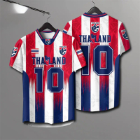 Baju Pasukan, Pasukan Kebangsaan Thai, Nombor Rekaan Baju Bola Sepak Lelaki, Lengan Pendek, Bernafas