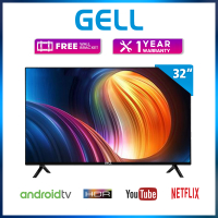 GELL 24/32 inches LED TV 32 INCH smart TV flat screen on sale android TV Multiple ports(Free bracket)