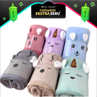 Handuk Bayi Lembut Microfiber / Handuk Anak Premium Berkarakter 50x100cm