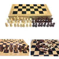 11UE Chess Board Set for Kids and Adult Travel Chess Game Handcrafting Chess Game Board Set Delicate Folding Chess Set