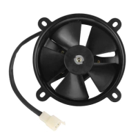 Motorcycle Cooling Fan 12V 150cc-250cc Engine Radiator Motorcycle Accessories for ATV Quad Go Kart Buggy Motocross Oil Cooler