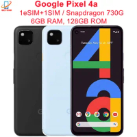 Google Pixel 4a Pixel4a RAM 6GB ROM 128GB 5.81" NFC Octa Core Fingerprint 4G LTE Original Unlocked Cell Phone