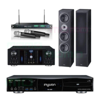 【音圓】S-2001 N2-350+DB-8AN+ACT-869+Monitor Supreme 1002(點歌機4TB+擴大機+無線麥克風+喇叭)