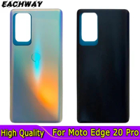 6.7" New For Motorola Moto Edge 20 Pro Edge S Pro XT2153-1 Battery Cover Housing Glass Back Door Replacement Parts