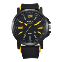 Fashion Men's Stainless Steel Luxury Sport Date Analog Quartz Wrist Watch kol saati erkek relojes para hombres electronics lige