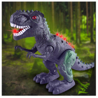 【TDL】電動恐龍霸王龍模型公仔玩具走路聲光玩具聲光效果 080045