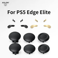 Gamepad Rocker Cap 3D Joystick Cap Button Cover Metal Paddle Back Button Kit Mushroom Head Thumb stick Caps For PS5 Edge Elite