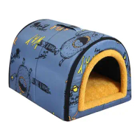 Cat Shelter Cozy Dog House Waterproof Warm Cave Nest Pet Cave Bed For Cats Dogs Puppies Pet Nest Puppy House Indoor Outdoor