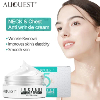 5 Seconds Collagen Face Cream Instant Lifting Smoothing Six Peptide Neck Lines Moisturizing Facial Cream Women Skin Care AUQUEST