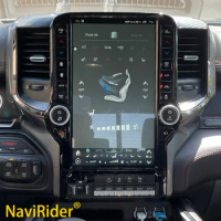 13.6inch Tesla Android Screen Radio 2din For Dodge Ram 2019-2021 GPS Carplay Car Multimedia Video Player Stereo Navi Head Unit