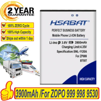 HSABAT 3900mAh BT55T BT55S Battery for ZOPO 999 998 9530 9520 3X ZP998 ZP999 ZP3X ZP9520 ZP9530 Batteries