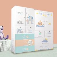 Tủ nhựa 5 tầng Sasa Lion & Teddy