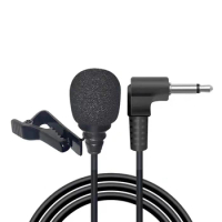 Universal Portable Mini Microphone Headset Lapel Lavalier Clip 3.5mm Microphone for Speech Teaching Conference Guide Studio Mic