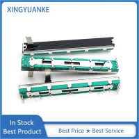 Chiết áp trượt thẳng, 3 CÁI, 75MM, B10K B20K B50K, Chiết áp trộn kênh đôi, Chiều dài tay cầm 6Pin B1