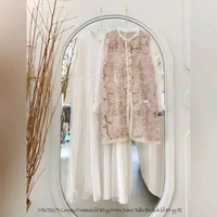 Gamis Ceruty Mix Outer Tulle Brokat LD 114cm