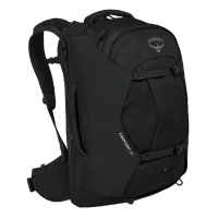 【Osprey】Farpoint 40 多功能旅行背包 男 黑色(可登機 背包旅行 行李背包 城市商旅後背包 登機