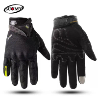 Suomy SU-09 Gloves / Sarung Tangan Touring Racing Balap Trial Sunmori Motocross (Up size)