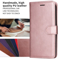 New Style Solid Color Wallet Case for Honor 50 50 lite 10i 20i 9X 9C 9A 9S 8A 8X 8C 8S Card Slots Flip Holster for Honor X30 X10