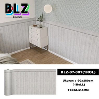 SKY - BOLIZUN (1ROLL) Stiker Wallpaper Dinding Vinyl Motif Batu dan Kayu, UK 90cm x 280cm Tahan Aus 