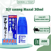 【Đang hot】 【Deal hot]】 Xịt mũi Nazal 30ml Nhật Bản xịt ngạt sổ mũi xịt xoang mũi hàng chuẩn