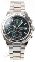 Seiko 精工【日本代購】男士手錶 計時碼錶SND411PC 綠色