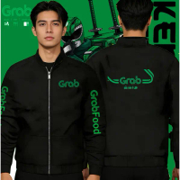 ♭กันลม / กันแดดมีฮู้ด Grab Team Hoodie Jacket |Grabfood Zip-Up Sweatshirt | เสื้อฮู้ดมีซิป Grab งานผ