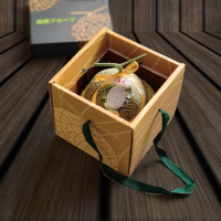 【果樹寶石】溫室卡蜜拉橘肉大顆哈密瓜1入禮盒x1盒（2.5斤/顆）(下單才採最新鮮 農場常溫直送)