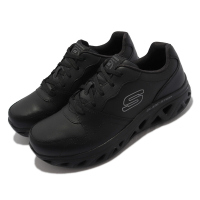 Skechers 休閒鞋 Glide Step SR SYLIS 男鞋 工作鞋 耐油 防滑 防觸電 能量回饋 回彈 黑灰 200105-BLK