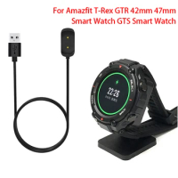 1PC Smart Watch USB Charging Cable For Amazfit T-Rex GTR 42mm 47mm Smart Watch GTS USB Charger Cable Wire Accessories