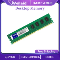 DDR3 DDR3L 2GB 4GB 8GB 1333MHZ 1600MHZ Desktop Memory RAM memoria ram 1.35V PC Computer 16Chipset Support Dual Channel