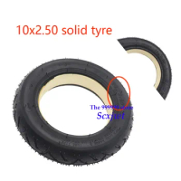 10x2.50 Solid Tire Tubeless for Quick 3 ZERO 10X Inokim OX Electric Scooter Mini Motorrad Razor 10 Inch 10*2.50 Tyre Accessories