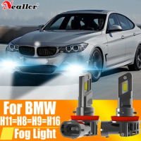 2x H11 H8 Led Fog Lights Headlight Canbus H16 H9 Car Bulb 6000K White Diode Driving Running Lamp 12v 55w For BMW F34 F20 F21 F45