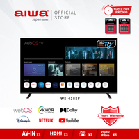 AIWA 43″ | 438SF | FHD | WebOS Smart TV | Frameless TV