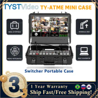 TYST video TY-ATEM MINI CASE Switcher Portable case build-in monitor 15.6'' 16:9 250cd/m² for Blackmagic Design ATEM