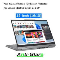 2X Ultra Clear/Anti-Glare/Anti Blue-Ray Screen Protector for Lenovo IdeaPad 5i/5 2-in-1 (14 Gen 9) L