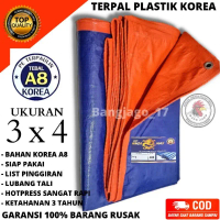 Terpal 3x4 meter A8 Korea Asli Terpal Tenda/Terpal Mobil/Terpal truk Serbaguna