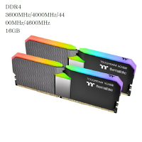 【獨家！最高5%回饋】曜越 鋼影 TOUGHRAM XG RGB 記憶體 DDR4 4600MHz 16GB(8GBx2) 黑色/R016D408GX2-4600C19A