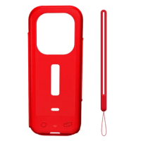 1 Piece Body Silicone Case Cover Protector 11.4 X 4.7 X 2.4Cm For Insta 360 One X3 Camera Anti-Scratch Silicone Case Red