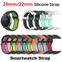 30PCS Smart Watch Strap for Garmin Huawei Xiaomi Haylou Coros Fossil Polar Samsung Silicone Bracelet Watch Band 20mm 22m