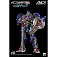 Original Threezero Transformers The Last Knight DlX Autobot Optimus Prime In Stock Anime Action Collection Figures Model Toys