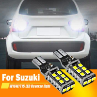2pcs For Suzuki Grand Vitara 1998-2015 Ignis 3 Swift 5 mk5 SX4 LED Backup Light Blub Reverse Lamp W16W T15 921 Canbus