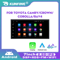 2 Din 2.5D Screen Android Universal Car radio Multimedia Video Player Stereo For For Toyota CAMRY CROWN COROLLA RAV4 Carplay