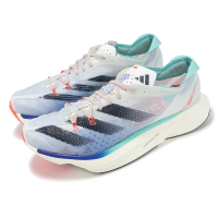 adidas 愛迪達 競速跑鞋 Adizero Adios Pro 3 M 男鞋 女鞋 白藍 回彈 橡膠大底 馬拉松鞋 愛迪達(IE6237)